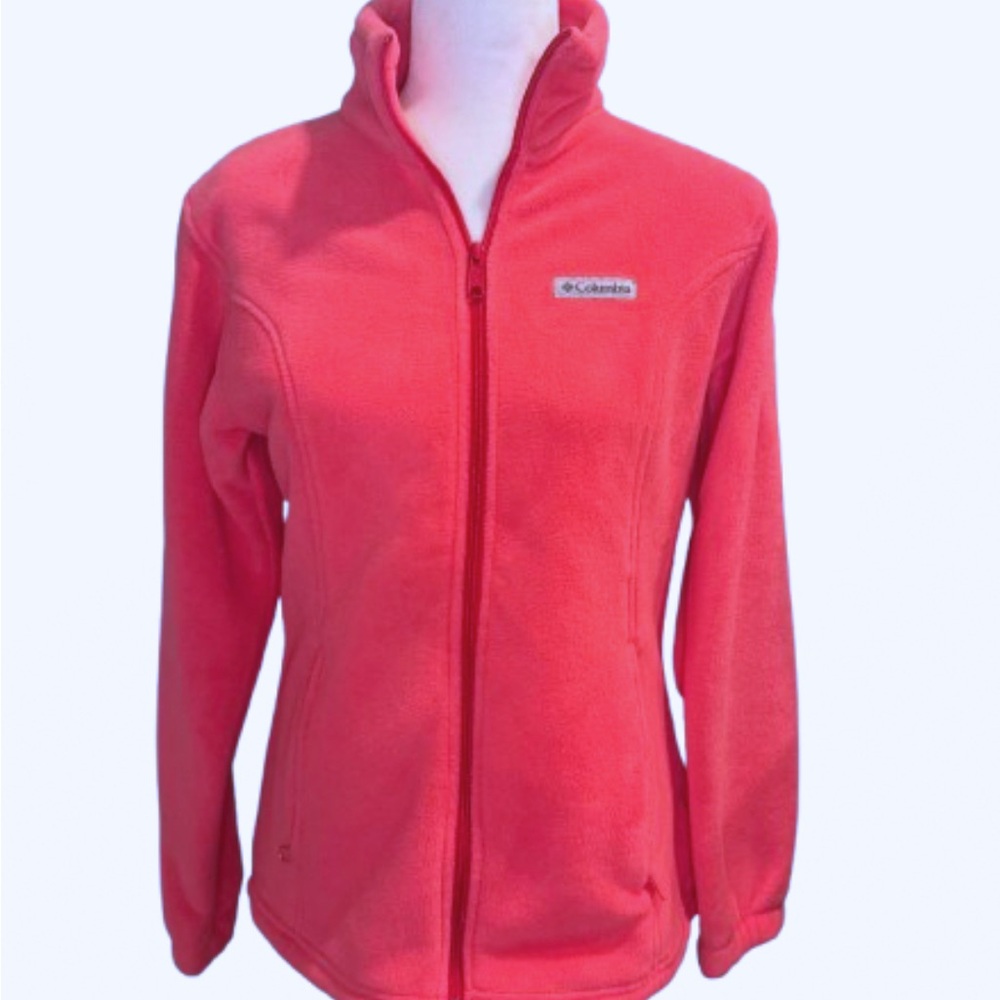 NWOT Columbia Coral Pink Fleece Jacket